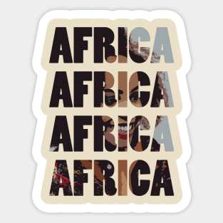 Africa T-Shirt Sticker